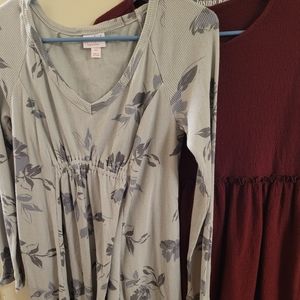 2 Isabel Maternity Long Sleeve Tops. Size XS.  Like NEW!
